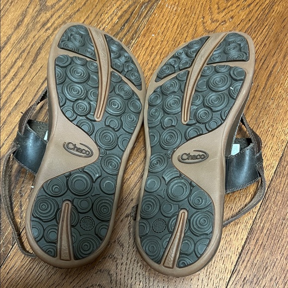 Chaco Maya ll Brown Leather Sandals - Picture 2 of 6